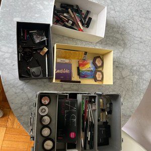 huge lot of used makeup